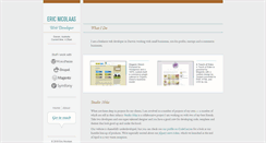 Desktop Screenshot of ericnicolaas.com